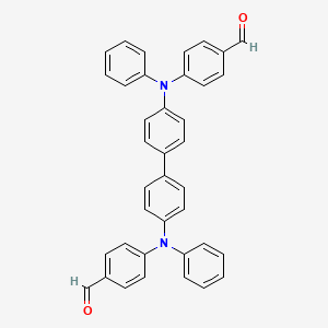 Chemical structure of N,N'-Bis(4-formylphenyl)-N,N'-diphenylbenzidine