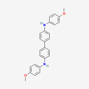 Chemical structure of N,N'-Bis(4-methoxyphenyl)benzidine
