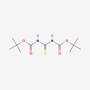 Chemical structure of N,N'-Di-Boc-thiourea