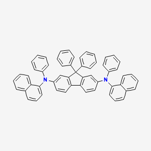 Chemical structure of N,N'-Di(1-naphthyl)-N,N',9,9-tetraphenyl-9H-fluorene-2,7-diamine