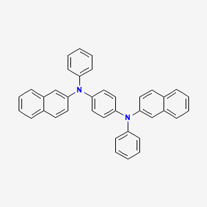 Chemical structure of N,N'-Di(2-naphthyl)-N,N'-diphenyl-1,4-phenylenediamine