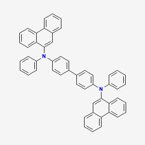 Chemical structure of N,N'-Di(9-phenanthrenyl)-N,N'-diphenylbenzidine
