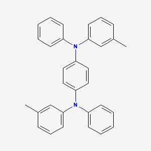Chemical structure of N,N'-Diphenyl-N,N'-di(m-tolyl)-1,4-phenylenediamine