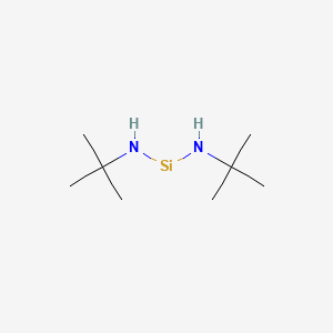 Chemical structure of N,N'-Di-tert-butylsilanediamine