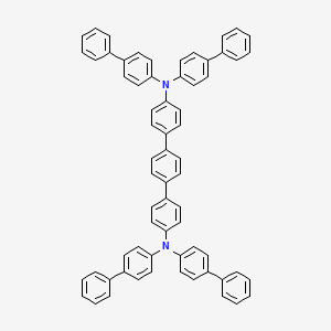 Chemical structure of N,N,N',N'-Tetra([1,1'-biphenyl]-4-yl)[1,1':4',1''-terphenyl]-4,4''-diamine
