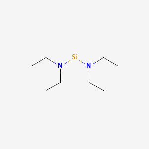 Chemical structure of N,N,N',N'-Tetraethylsilanediamine