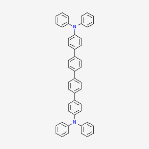 Chemical structure of N,N,N',N'-Tetraphenyl[1,1':4',1'':4'',1'''-quaterphenyl]-4,4'''-diamine