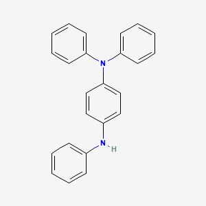 Chemical structure of N,N,N'-triphenyl-4-phenylenediamine