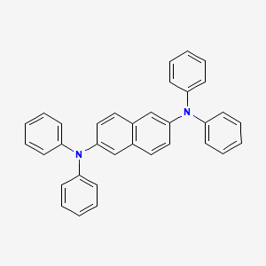 Chemical structure of N,N,N′,N′-Tetraphenylnaphthalene-2,6-diamine