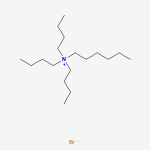 Chemical structure of Tributylhexylaminium bromide