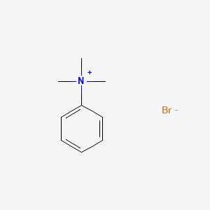 Chemical structure of Phenyltrimethylammonium bromide