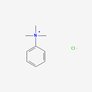 Chemical structure of Phenyltrimethylammonium chloride