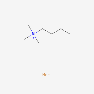 Chemical structure of 1-Butyltrimethylammonium bromide