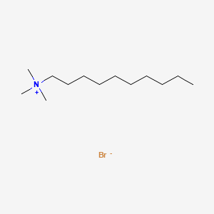 Chemical structure of Decyltrimethylammonium bromide
