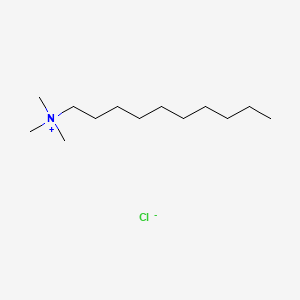Chemical structure of Decyltrimethylammonium chloride