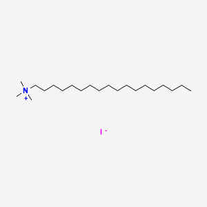 Chemical structure of N,N,N-Trimethyloctadecan-1-aminium iodide