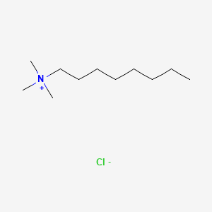 Chemical structure of Caprylyltrimethylammonium chloride