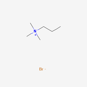 Chemical structure of N,N,N-Trimethylpropan-1-aminium bromide