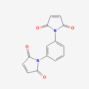 Chemical structure of N,N-1,3-Phenylenedimaleimide