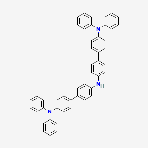Chemical structure of N,N-Bis(4'-diphenylamino-4-biphenylyl)amine