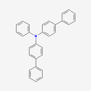 Chemical structure of N,N-Bis(4-biphenylyl)aniline