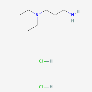Chemical structure of N,N-Diethyl-1,3-propanediamine Dihydrochloride