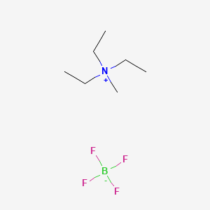 Chemical structure of Triethylmethylammonium Tetrafluoroborate