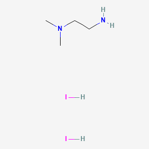 Chemical structure of N,N-Dimethylethylenediamine Dihydroiodide