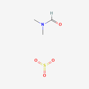 Chemical structure of N,N-Dimethylformamide compound,sulfur trioxide (1:1)