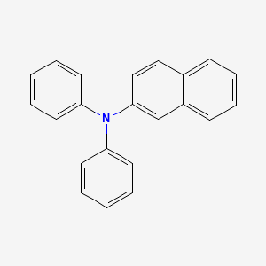 Chemical structure of N,N-Diphenyl-2-naphthylamine