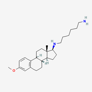 Chemical structure of Estrane, 1,6-hexanediamine deriv.