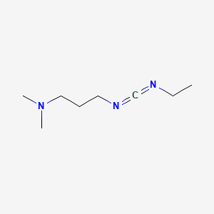 Chemical structure of 1-Ethyl-3-(3'-dimethylaminopropyl)carbodiimide