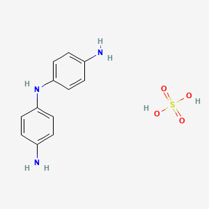 Chemical structure of 4,4'-Diaminodiphenylamine sulfate