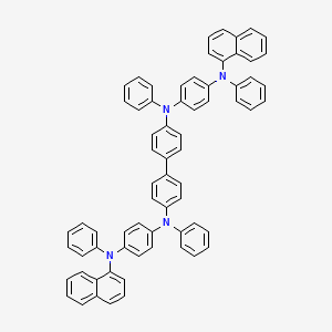 Chemical structure of N1,N1'-([1,1'-biphenyl]-4,4'-diyl)bis(N4-(naphthalen-1-yl)-N1,N4-diphenylbenzene-1,4-diamine)