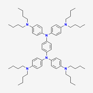 Chemical structure of N1,N1'-(1,4-Phenylene)bis(N4,N4-dibutyl-N1-(4-(dibutylamino)phenyl)benzene-1,4-diamine)