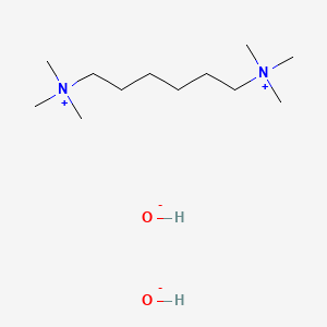 Chemical structure of Hexamethonium hydroxide