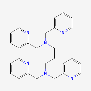 Chemical structure of 1,3-Propanediamine, N,N,N',N'-tetrakis(2-pyridinylmethyl)-