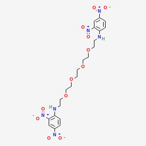 Chemical structure of Dnp-peg4-dnp