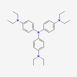 Chemical structure of N1,N1-Bis(4-(diethylamino)phenyl)-N4,N4-diethylbenzene-1,4-diamine