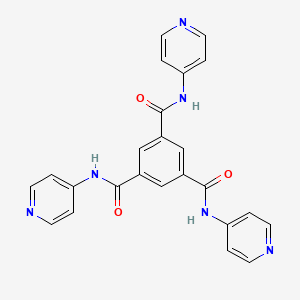 Chemical structure of N1,N3,N5-Tri(pyridin-4-yl)benzene-1,3,5-tricarboxamide
