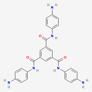 Chemical structure of N1,N3,N5-Tris(4-aminophenyl)benzene-1,3,5-tricarboxamide