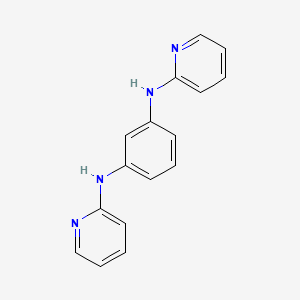 Chemical structure of N1,N3-Di(pyridin-2-yl)benzene-1,3-diamine