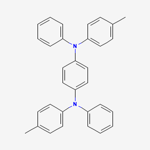 Chemical structure of N,N'-Diphenyl-N,N'-di-p-tolylbenzene-1,4-diamine
