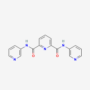 Chemical structure of N2,N6-Di(pyridin-3-yl)pyridine-2,6-dicarboxamide