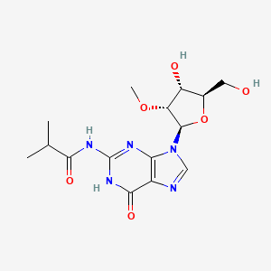 Chemical structure of N2-isobutyryl-2'-OMe-guanosine