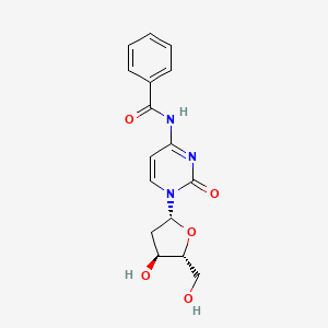 Chemical structure of N-Benzoyl-2'-deoxycytidine