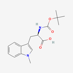 Chemical structure of Na-(tert-Butoxycarbonyl)-1-methyl-D-tryptophan