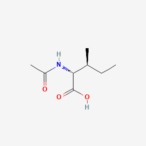 Chemical structure of N-Acetyl-D-allo-isoleucine