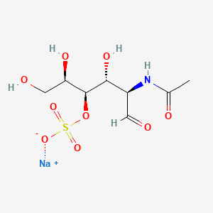 Chemical structure of N-Acetyl-D-galactosamine-4-O-sulfate sodium salt