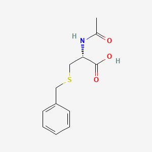 Chemical structure of Benzylmercapturic acid